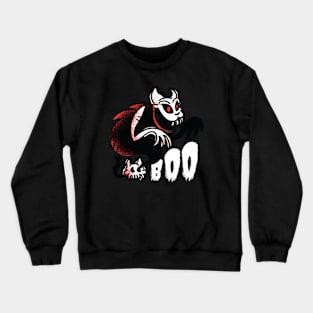 Boo Ghost Cat Crewneck Sweatshirt